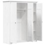 Armario BODO madera maciza de pino blanco 146x53,5x173 cm de vidaXL, Armarios roperos - Ref: Foro24-355062, Precio: 400,69 €,...