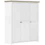 Armario BODO madera maciza pino blanco marrón 151,5x52x176,5 cm de vidaXL, Armarios roperos - Ref: Foro24-355063, Precio: 401...