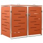 Cobertizo para dos contenedores basura acero 138x77,5x112,5 cm de vidaXL, Soportes para contenedores de residuos - Ref: Foro2...