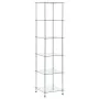 Estantería 6 niveles cristal templado transparente 40x40x160 cm de vidaXL, Librerías y estanterías - Ref: Foro24-249507, Prec...