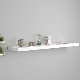 Estante flotante de pared MDF blanco 120x23,5x3,8 cm de vidaXL, Estantes y estanterías - Ref: Foro24-323820, Precio: 33,52 €,...