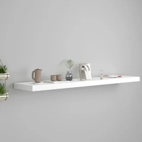 Estante flotante de pared MDF blanco 120x23,5x3,8 cm de vidaXL, Estantes y estanterías - Ref: Foro24-323820, Precio: 32,88 €,...