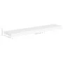 Estante flotante de pared MDF blanco 120x23,5x3,8 cm de vidaXL, Estantes y estanterías - Ref: Foro24-323820, Precio: 32,88 €,...