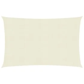 Toldo de vela HDPE color crema 160 g/m² 5x6 m de vidaXL, Sombrillas - Ref: Foro24-311191, Precio: 62,98 €, Descuento: %