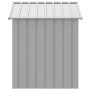 Caseta perros tejado acero galvanizado gris claro 117x103x123cm de vidaXL, Casetas para perros - Ref: Foro24-172350, Precio: ...