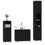 Juego de muebles de baño 3 pzas madera contrachapada negro de vidaXL, Muebles de baño - Ref: Foro24-3190214, Precio: 188,30 €...