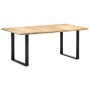 Mesa de comedor de madera maciza de mango 180x90x76 cm de vidaXL, Mesas de cocina y de comedor - Ref: Foro24-285831, Precio: ...