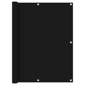 Toldo para balcón tela oxford negro 120x400 cm en Sombrillas | Comprar online en Foru.es