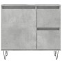 Set muebles de baño 2 piezas madera contrachapada gris hormigón de vidaXL, Muebles de baño - Ref: Foro24-3190225, Precio: 182...