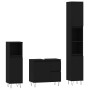 Juego de muebles de baño 3 pzas madera contrachapada negro de vidaXL, Muebles de baño - Ref: Foro24-3190222, Precio: 200,45 €...
