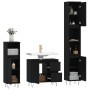 Juego de muebles de baño 3 pzas madera contrachapada negro de vidaXL, Muebles de baño - Ref: Foro24-3190222, Precio: 200,45 €...