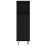 Juego de muebles de baño 3 pzas madera contrachapada negro de vidaXL, Muebles de baño - Ref: Foro24-3190222, Precio: 200,45 €...