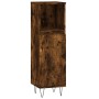 Set de muebles baño 3 pzas madera contrachapada roble ahumado de vidaXL, Muebles de baño - Ref: Foro24-3190226, Precio: 192,0...