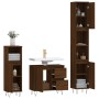 Set de muebles baño 3 pzas madera contrachapada roble marrón de vidaXL, Muebles de baño - Ref: Foro24-3190228, Precio: 208,25...