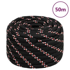 Cuerda de barco polipropileno negra 20 mm 50 m de vidaXL, Sogas y cuerdas metálicas - Ref: Foro24-152368, Precio: 67,63 €, De...