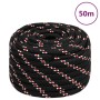 Cuerda de barco polipropileno negra 20 mm 50 m de vidaXL, Sogas y cuerdas metálicas - Ref: Foro24-152368, Precio: 68,59 €, De...