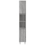 Set de muebles de baño 3 pzas madera contrachapada gris sonoma de vidaXL, Muebles de baño - Ref: Foro24-3190227, Precio: 193,...