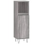 Set de muebles de baño 3 pzas madera contrachapada gris sonoma de vidaXL, Muebles de baño - Ref: Foro24-3190227, Precio: 193,...