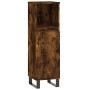 Set de muebles baño 3 pzas madera contrachapada roble ahumado de vidaXL, Muebles de baño - Ref: Foro24-3190234, Precio: 198,8...