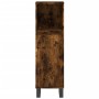 Set de muebles baño 3 pzas madera contrachapada roble ahumado de vidaXL, Muebles de baño - Ref: Foro24-3190234, Precio: 198,8...