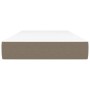 Colchón de muelles ensacados tela gris taupe 100x200x20 cm de vidaXL, Colchones - Ref: Foro24-347738, Precio: 189,51 €, Descu...