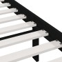 Estructura de cama madera maciza de pino negro 75x190 cm de vidaXL, Camas y somieres - Ref: Foro24-3100987, Precio: 123,47 €,...