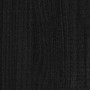 Estructura de cama madera maciza de pino negro 75x190 cm de vidaXL, Camas y somieres - Ref: Foro24-3103897, Precio: 121,38 €,...