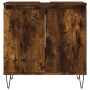 Set de muebles baño 3 pzas madera contrachapada roble ahumado de vidaXL, Muebles de baño - Ref: Foro24-3190280, Precio: 163,8...