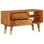 Mueble para TV de madera maciza de mango 85x35x47 cm de vidaXL, Muebles TV - Ref: Foro24-285855, Precio: 155,59 €, Descuento: %