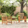 Sillas de jardín 2 unidades madera maciza de acacia en Sillas de jardín | Comprar online en Foru.es