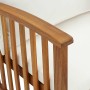 Muebles de jardín 2 piezas con cojines madera maciza de acacia en Conjuntos de jardín | Comprar online en Foru.es