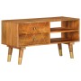 Mueble para TV de madera maciza de mango 85x35x47 cm de vidaXL, Muebles TV - Ref: Foro24-285855, Precio: 155,59 €, Descuento: %