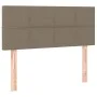 Box spring bed with taupe gray fabric mattress 100x200 cm by vidaXL, Beds and slatted bases - Ref: Foro24-3126225, Price: 339...