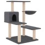 Rascador para gatos con postes de sisal gris oscuro 82,5 cm de vidaXL, Mobiliario para gatos - Ref: Foro24-172387, Precio: 53...