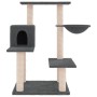 Rascador para gatos con postes de sisal gris oscuro 82,5 cm de vidaXL, Mobiliario para gatos - Ref: Foro24-172387, Precio: 53...