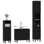 Juego de muebles de baño 3 pzas madera contrachapada negro de vidaXL, Muebles de baño - Ref: Foro24-3190230, Precio: 250,16 €...