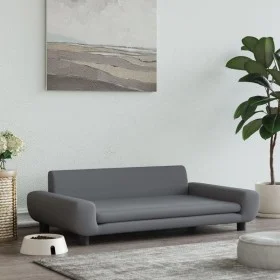 Cama para perros de terciopelo gris oscuro 100x54x33 cm de vidaXL, Camas para perros - Ref: Foro24-171983, Precio: 105,83 €, ...