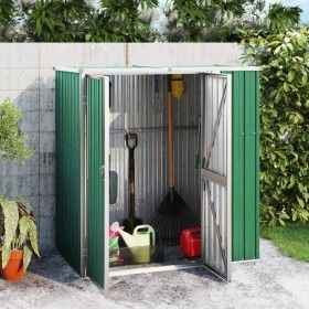 Cobertizo herramientas jardín acero galvanizado 161x89x161 cm de vidaXL, Cobertizos - Ref: Foro24-316209, Precio: 154,69 €, D...