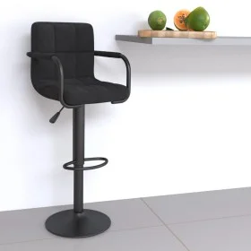 Taburete de cocina de terciopelo negro by vidaXL, Kitchen stools - Ref: Foro24-334645, Price: 87,18 €, Discount: %