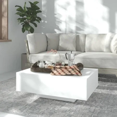 Mesa de centro madera contrachapada blanco 85x55x31 cm de vidaXL, Mesas de centro - Ref: Foro24-803380, Precio: 53,87 €, Desc...