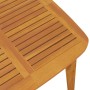 Mesa de jardín madera maciza de acacia 110x110x75 cm en Mesas de jardín | Comprar online en Foru.es