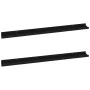 Estantes de pared 2 unidades negro 100x9x3 cm de vidaXL, Estantes y estanterías - Ref: Foro24-326665, Precio: 29,69 €, Descue...