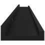 Estantes de pared 2 unidades negro 100x9x3 cm de vidaXL, Estantes y estanterías - Ref: Foro24-326665, Precio: 29,83 €, Descue...