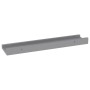 Estantes de pared 4 unidades gris 40x9x3 cm de vidaXL, Estantes y estanterías - Ref: Foro24-326674, Precio: 21,24 €, Descuent...