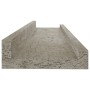 Estantes de pared 4 unidades gris hormigón 40x9x3 cm de vidaXL, Estantes y estanterías - Ref: Foro24-326704, Precio: 18,61 €,...