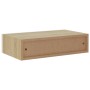 Estante con cajón de pared MDF roble y blanco 40x23,5x10 cm de vidaXL, Estantes y estanterías - Ref: Foro24-330249, Precio: 3...