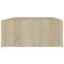Estante con cajón de pared MDF roble 40x23,5x10 cm de vidaXL, Estantes y estanterías - Ref: Foro24-330247, Precio: 49,40 €, D...