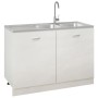 Fregadero de cocina doble seno acero inoxidable 1200x500x155 mm de vidaXL, Fregaderos - Ref: Foro24-147238, Precio: 158,73 €,...