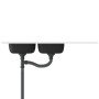 Fregadero de cocina doble seno acero inoxidable 1200x500x155 mm de vidaXL, Fregaderos - Ref: Foro24-147238, Precio: 158,73 €,...