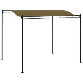 Toldo parasol gris taupe 3x2,4 cm 180 g/m² de vidaXL, Carpas y cenadores - Ref: Foro24-312216, Precio: 199,87 €, Descuento: %
